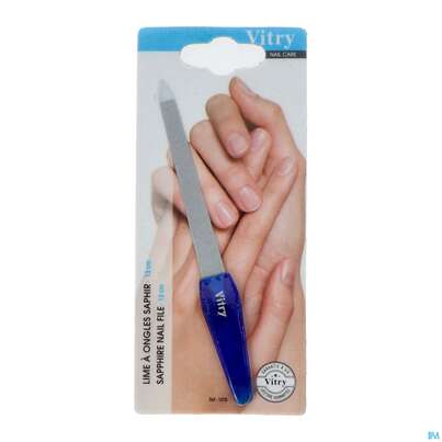 Sie sehen eine Packung Vitry Nagelfeile Saphir 13cm 1pc, Produktbild: 04 Vitry Nagelfeile Saphir 13cm 1pc, A-Nr.: 4633469 - 04