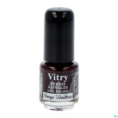 Vitry Nagellacke : Rouge Ténèbre 4ml, A-Nr.: 4628356 - 01