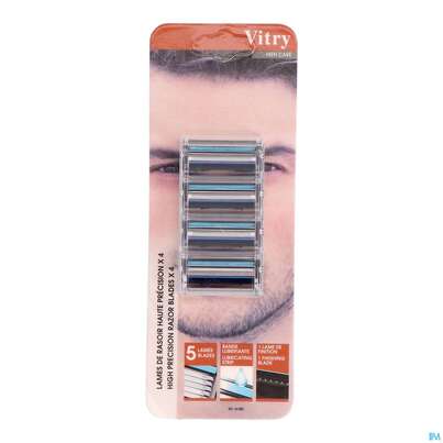 Sie sehen eine Packung Vitry Praezisionsersatzklingen 4 Hlam5 1st, Produktbild: 04 Vitry Praezisionsersatzklingen 4 Hlam5 1st, A-Nr.: 5609964 - 04