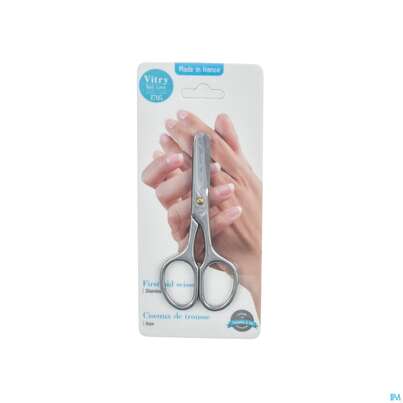 Sie sehen eine Packung Vitry Scherenset Rundspitze Inox 1pc, Produktbild: 03 Vitry Scherenset Rundspitze Inox 1pc, A-Nr.: 4633558 - 03