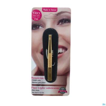 Vitry Zupfpinzette „prestige“ Rostfreier Edelstahl Gerade 1pc, A-Nr.: 4633707 - 02