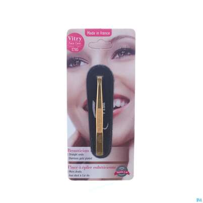 Vitry Zupfpinzette „prestige“ Rostfreier Edelstahl Gerade 1pc, A-Nr.: 4633707 - 04