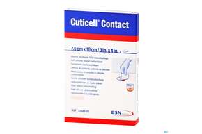 Wundauflagen Cuticell/contact Distanzgitter Silikon 7,5x10cm 72680 5st, A-Nr.: 4254074 - 01