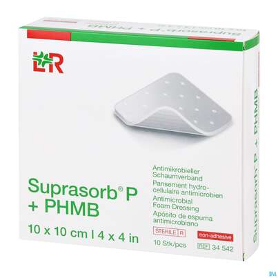 Wundauflagen Suprasorb P+phmb Nkl 10x10cm 10st, A-Nr.: 4180909 - 02