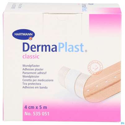 Wundpflaster Dermaplast/professional Heftpflaster Classic 5mx 4cm Rolle 1st, A-Nr.: 2993933 - 01