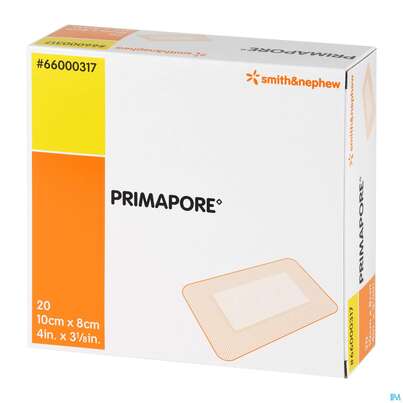 Wundverband Primapore Steril 8x 10cm 20st, A-Nr.: 2213562 - 04