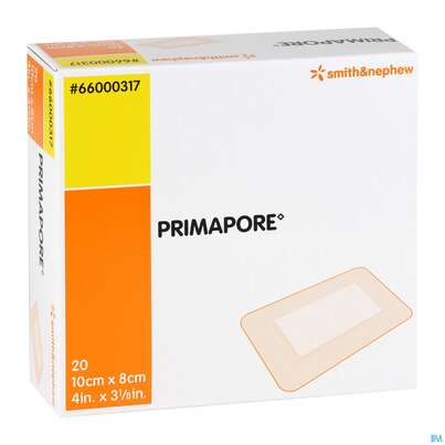 Wundverband Primapore Steril 8x 10cm 20st, A-Nr.: 2213562 - 05