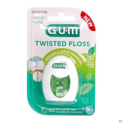 Zahnseide Gum Twisted Floss Gewachst Blister Bu-35 30m, A-Nr.: 5707738 - 01