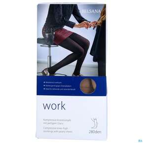 Stuetzstruempfe Belsana/work Ag/schenkel/weit Gr M Make-up 2st, A-Nr.: 5233602 - 01