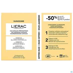 Sonnenprodukte Lierac Sunissime Preparing Capsules 60cap 2pk, A-Nr.: 5849705 - 01