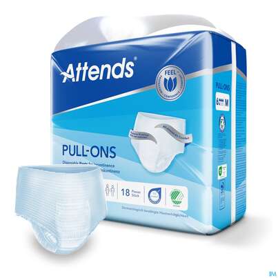 Sie sehen eine Packung Inkontinenz Attends/pull-ons Pants/einmalhosen 6 Medium 72st, Produktbild: 03 Inkontinenz Attends/pull-ons Pants/einmalhosen 6 Medium 72st, A-Nr.: 5603795 - 03