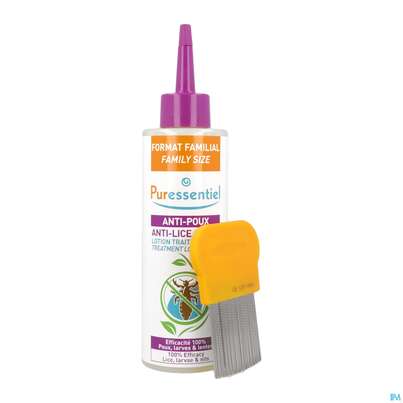 Anti-laeuse Puressentiel Behandlungslotion +kamm 200ml, A-Nr.: 5716683 - 04