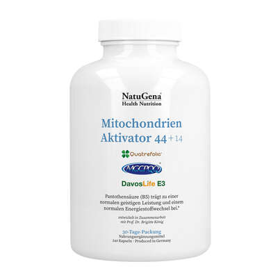 NatuGena Mitochondrien Aktivator 44+14 240 Kapseln, A-Nr.: 5901185 - 01