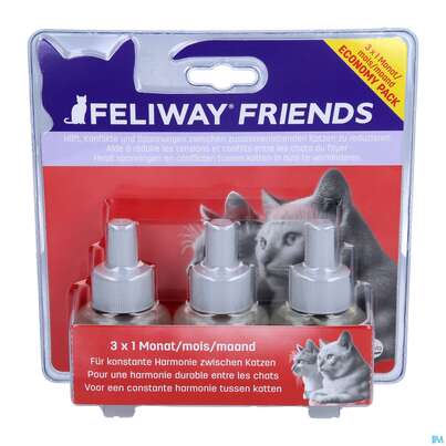Veterinaerprodukte Feliway Zerstaeuber/vorteilspack Friends 48ml Nachfüllung 3st, A-Nr.: 4804669 - 01