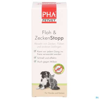 Veterinaerprodukte Pha Floh +zecken Stop F Hunde +katzen Neu 100ml, A-Nr.: 5199905 - 01