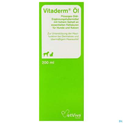 Veterinaerprodukte Vitaderm F Hunde +katzen 200ml, A-Nr.: 2377513 - 01