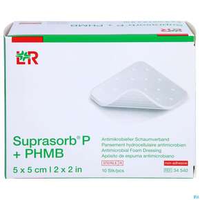 Wundauflagen Suprasorb P+phmb Nkl 5x 5cm 10st, A-Nr.: 4180878 - 01