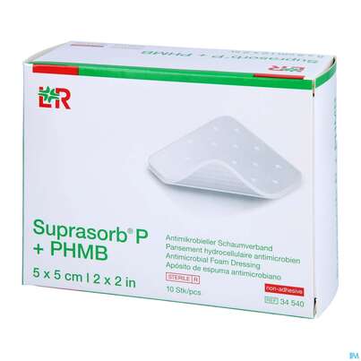 Wundauflagen Suprasorb P+phmb Nkl 5x 5cm 10st, A-Nr.: 4180878 - 02