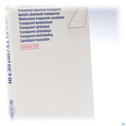 Sie sehen eine Packung Wundverband Leukomed T Plus Folienverband/+auflage Steril 10x35cm 5st, Produktbild: 03 Wundverband Leukomed T Plus Folienverband/+auflage Steril 10x35cm 5st, A-Nr.: 3942398 - 03