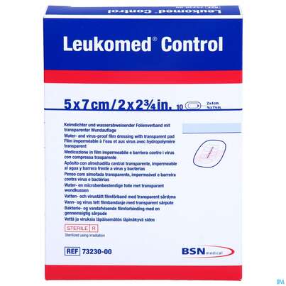 Wundverband Leukomed/control Transparent 5x 7cm 7323000 10st, A-Nr.: 4387556 - 01