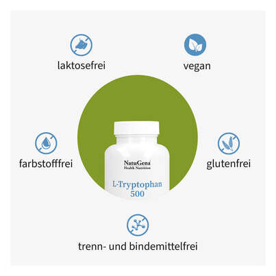 NatuGena L-Tryptophan 500 Kapseln, A-Nr.: 5926860 - 03