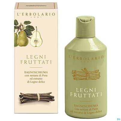 L Erbolario Bad +duschgel Legni Frutatti Fruchthoelzer 036.4 250ml, A-Nr.: 3406843 - 02