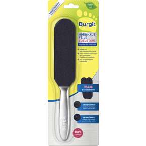 Burgit Hornhaut Feile Edelstahl, A-Nr.: 5599131 - 01
