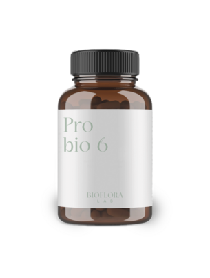 Sie sehen eine Packung Bioflora Lab Probio 6 Kapseln 30 ST, Produktbild: 01 Bioflora Lab Probio 6 Kapseln 30 ST, A-Nr.: 5889047 - 01