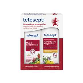TETESEPT Muskel Entspannung Set Duschbad + Lotion 2x250ml, A-Nr.: 5849504 - 01