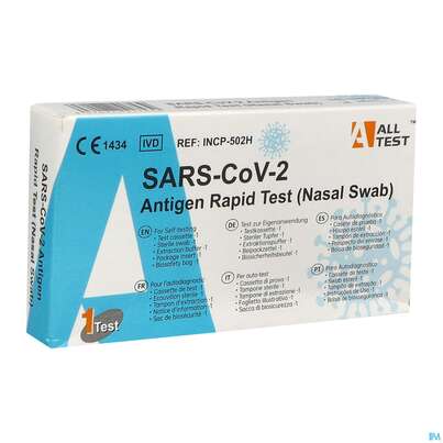 Diagnostika U.zubehoer Sars-cov-2/antigen Selbsttest/rapid Alltest 1st, A-Nr.: 5614818 - 02