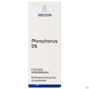 Phosphorus -weleda Dilution D 6 20ml, A-Nr.: 0710888 - 01