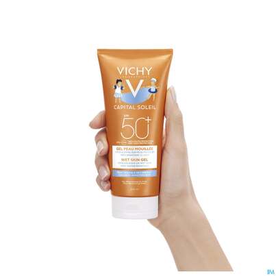 Sonnenprodukte Vichy/capital Soleil Kids Wet Skin Gel Lsf50 200ml, A-Nr.: 5232287 - 07