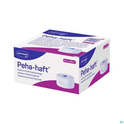Sie sehen eine Packung Peha-haft Fixierbinde/latexfrei 20mx 4cm 1st, Produktbild: 04 Peha-haft Fixierbinde/latexfrei 20mx 4cm 1st, A-Nr.: 3328273 - 04