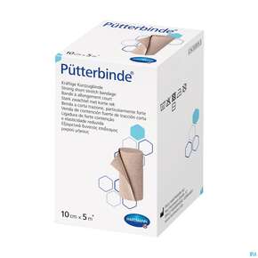 Elastische Binden Puetterbinde Hautf 5mx 10cm 1st, A-Nr.: 1457569 - 01