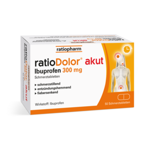 ratioDolor® akut Ibuprofen 300 mg Filmtabletten, A-Nr.: 5536136 - 01