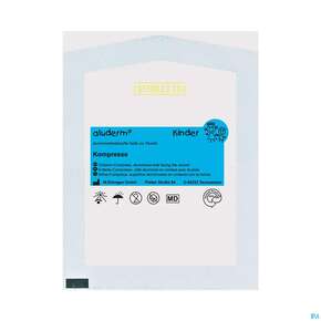 Kompressen Aluderm Einzeln Steril Kinder 8x 6cm 1st, A-Nr.: 2956665 - 01