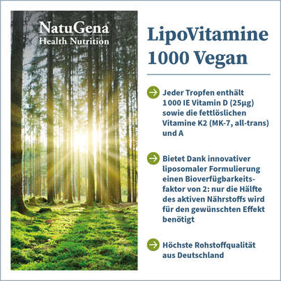 NatuGena LipoVitamine 1000 Vegan Tropfen, A-Nr.: 5901297 - 02