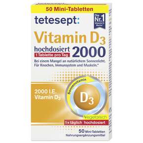 tetesept Vitamin D3 2000 Fta 50St, A-Nr.: 4775146 - 01