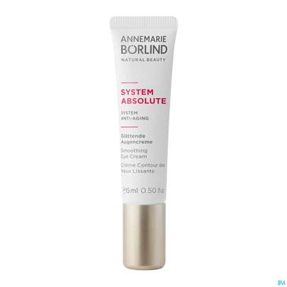 Sie sehen eine Packung Boerlind System/absolute Glaettende Augencreme 60471 15ml, Produktbild: 01 Boerlind System/absolute Glaettende Augencreme 60471 15ml, A-Nr.: 4175771 - 01