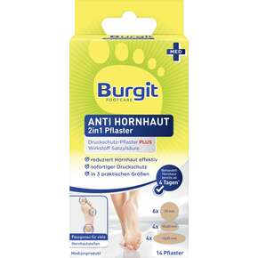 Burgit Anti Hornhaut Pflaster 14 Stück, A-Nr.: 5664756 - 01