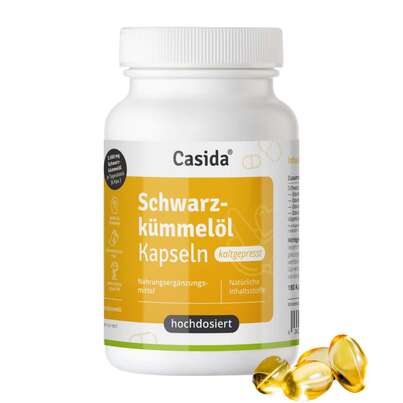Schwarzkümmelöl Kapseln kaltgepresst, A-Nr.: 5955608 - 01
