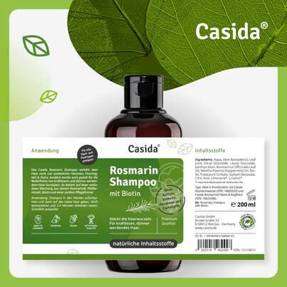 Rosmarin Shampoo mit Biotin, A-Nr.: 5955577 - 08