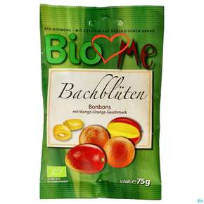Bachblueten -bio Loves Me Bonbons Mango-orange 75g, A-Nr.: 4733892 - 01