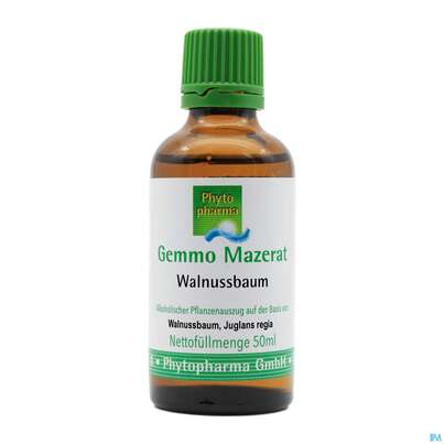 Gemmo Mazerat Walnussbaum Juglans Regia Phytopharma 50ml, A-Nr.: 3107193 - 01