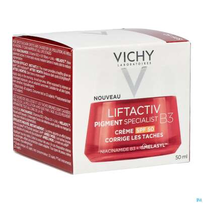 Vichy Liftactiv B3 Anti-pigmentflecken Creme Lsf50 50ml, A-Nr.: 5662504 - 07