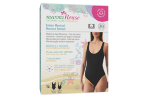 Bio Perioden Badeanzug Masmi Reuse - Schwarz - Größe L, A-Nr.: 5946199 - 01