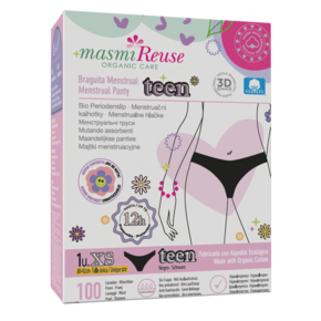 Bio Periodenslip Girls Masmi Reuse - Waschbar - Größe XS, A-Nr.: 5973894 - 01