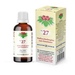Magister Doskar Nr. 27 Stoffwechseltropfen zum Einnehmen, A-Nr.: 0721656 - 01