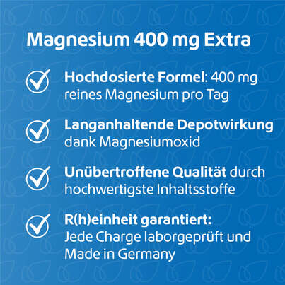 Sie sehen eine Packung R(h)ein Nutrition Magnesium 400 mg Extra Kapseln hochdosiert, Produktbild: 03 R(h)ein Nutrition Magnesium 400 mg Extra Kapseln hochdosiert, A-Nr.: 5987198 - 03