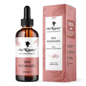 von Kinsky® Bio Rizinus Öl 100 % rein &amp;amp; kaltgepresst für Haut &amp;amp; Haare, A-Nr.: 5987413 - 01